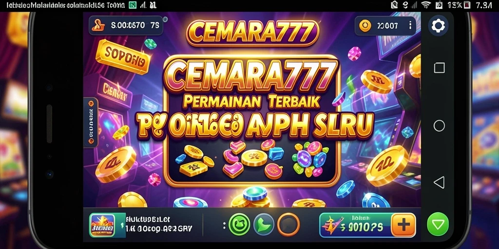 Screenshot CEMARA777 menampilkan gameplay Slot yang menarik dan penuh warna.