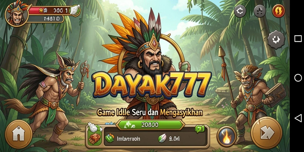 Tampilan gameplay DAYAK777 yang menarik dan interaktif.