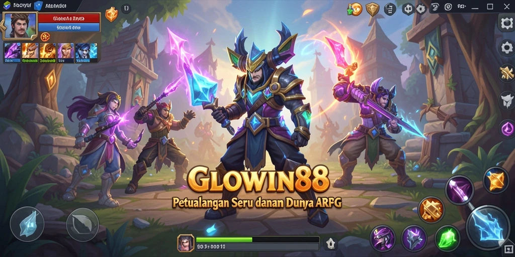 Tampilan seru gameplay ARPG dalam GLOWIN88 yang memikat.