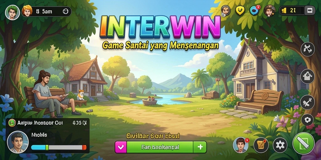 Tampilan gameplay seru dari INTERWIN yang bikin ketagihan.