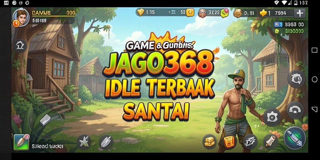Tampilan gameplay <strong>JAGO368</strong> dengan karakter yang sedang menjelajahi dunia Idle.