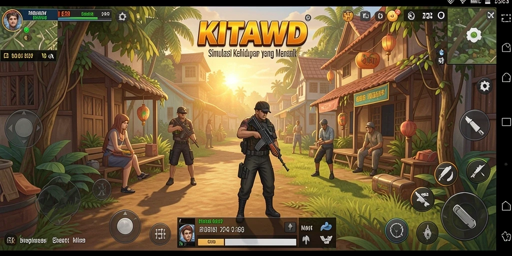 Tampilan gameplay KITAWD yang interaktif dan menarik.