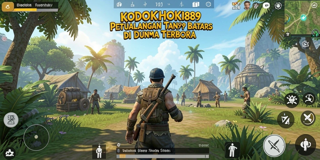 Screenshot gameplay menunjukkan potensi eksplorasi luas dalam KODOKHOKI889.