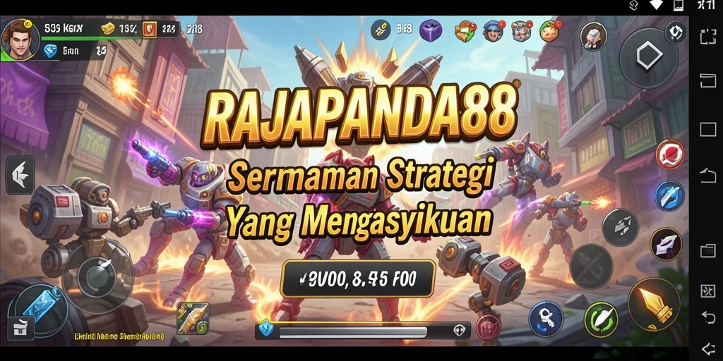 Tampilan utama RAJAPANDA88 dengan aksi strategis yang mendebarkan.