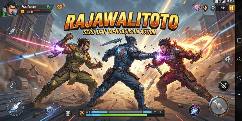 Tampilan gameplay seru dan intens di RAJAWALITOTO.