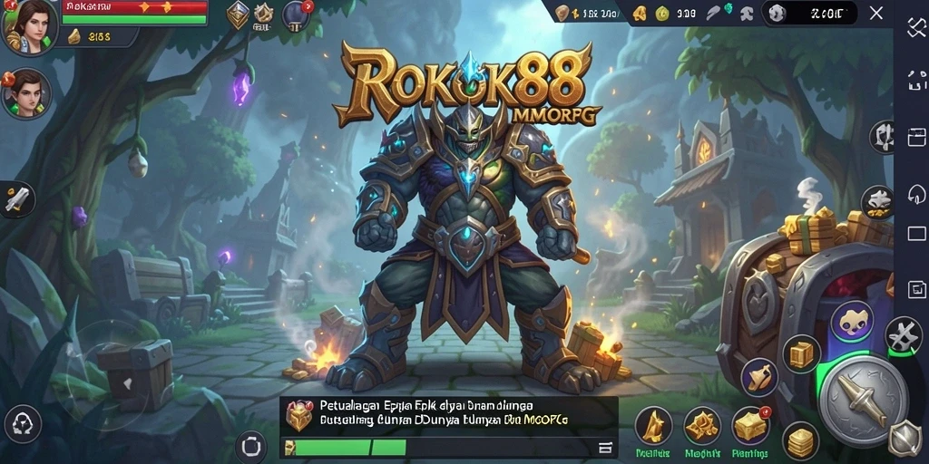 Tampilan gameplay menarik dari ROKOK88 yang penuh aksi.